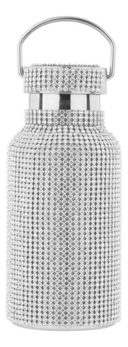 Botella De Agua Con Cadena De Diamantes De Imitación 350 Ml