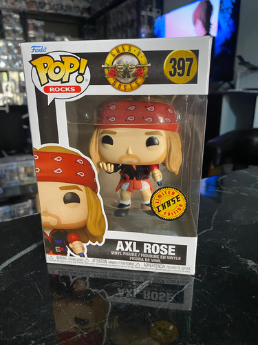 Funko Pop Rocks Nuevo Axl Rose Chase #397 Guns N Roses
