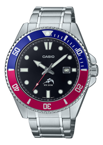 Reloj Casio Mdv-106dd-1a2vcf Para Caballero Correa Gris