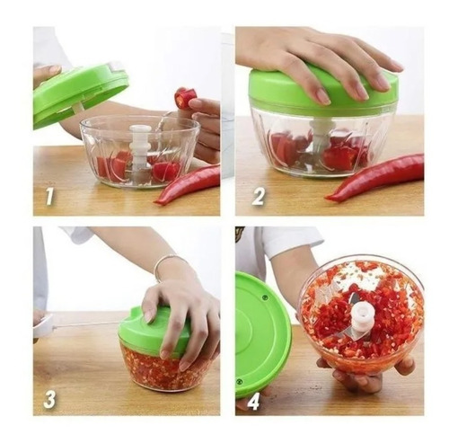 Picador Ajo Cebolla Verduras Carne Multifunctional Cocina