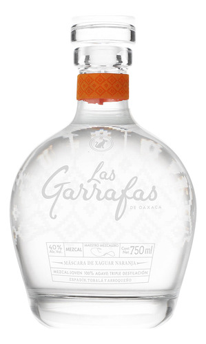 Mezcal Las Garrafas Xaguar 750 Ml C/estuche