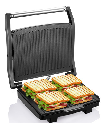 Parrilla De Sándwiches Gourmet Con Placa Antiadherente