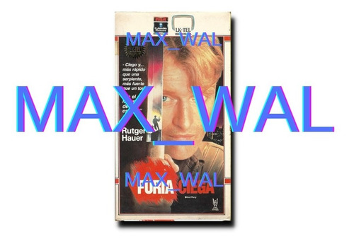 Furia Ciega Vhs Rutger Hauer Shô Kosugi Meg Foster