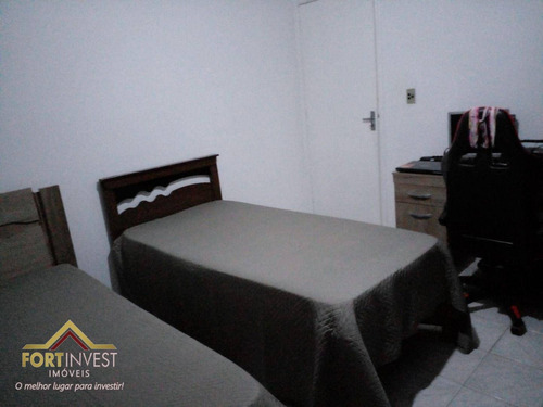 Imagem 2 de 10 de Apartamento Com 1 Dormitório À Venda, 54 M² Por R$ 165.000,00 - Tupi - Praia Grande/sp - Ap3922