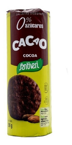 Galletas Digestive Cacao Choco Digestivas Veganas Sin Azúcar