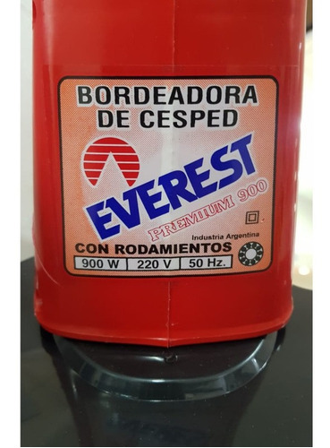 Bordeadora De Cesped Everest Premium 900w Roja C/rodamientos
