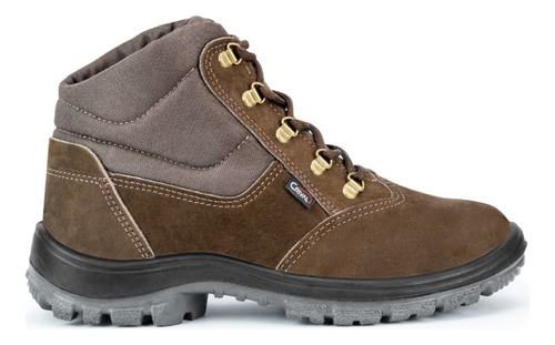 Bota Nobuck Café 3 Gomos Bico Pvc Numero 42 Crival