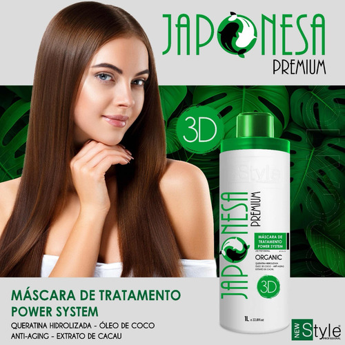 Progressiva Compatível Com Henê Sem Formol - Japonesa 3d- 1l