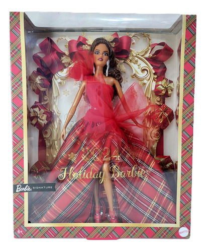 Barbie Signature - Holiday Doll 2024 Castaño - Muñeca Mattel (Usado)
