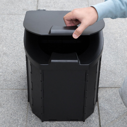 Inodoro Plegable Para Acampar, Inodoro Portátil Con Negro