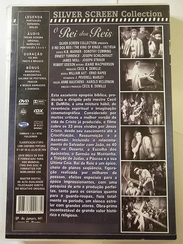Dvd O Rei Dos Reis - The Kings Of Kings 1927 (Usado)