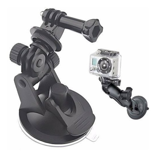 Suporte De Cabeça Peitoral Ventosa Kit Hero Action Sports