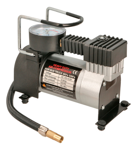 Compresor De Aire Cubierta Auto Camioneta 12v Metal Va037
