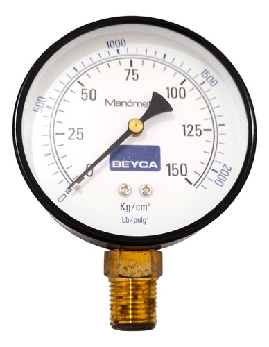 Manómetro Beyca 0-150 Kg/cm2 (100 Mm) Mm4-38