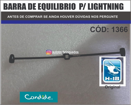 Lightning 1366 E Fênix 1306 - H-18  - Só Barra De Equilibrio