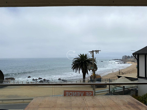 Venta Departamento En Concón De 3 Dorm. Primera Linea Playa