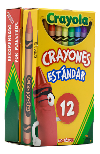 Crayones Crayolas Estandar 12 Paquetes De 12 Piezas Cada Uno