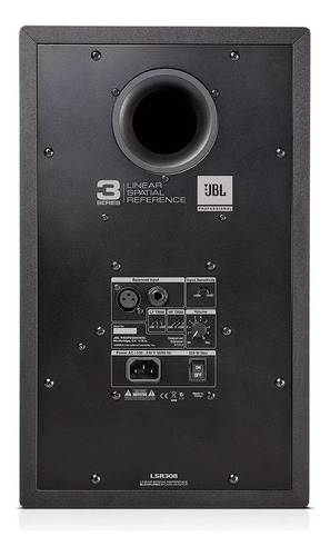 Par De Monitores De Estudio Jbl Lsr-308 Estudio Grabacion Color Negro