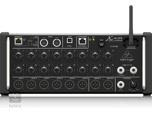 Consola Behringer Xair Digital Xr18 Ch Multipista Wifi Usb