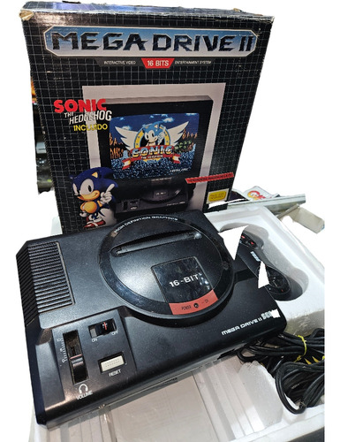 Consola Sega Mega Drive Completa Original En Caja - Mg