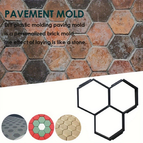 Moldura De Piedra Del Fabricante De Caminata De Hexágono