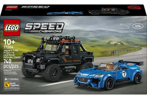 Lego Speed Champions 77264 740 Speed Champions Jaguar Project 7 Y Land Rover Defender