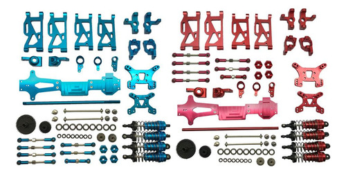 Wltoys 144001 Rc Car Upgrade Kits De Metal Piezas Accesorios