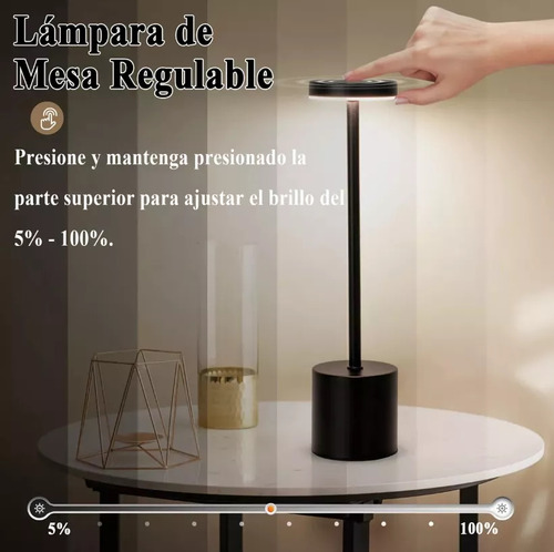 Lámpara De Mesa Led Decorativa Para Ambiente De Restaurante