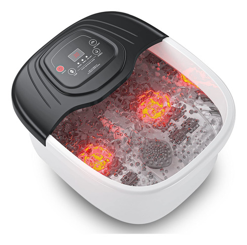 Rightmell Bañera De Masaje Para Pies Con Calor, Burbujas Y
