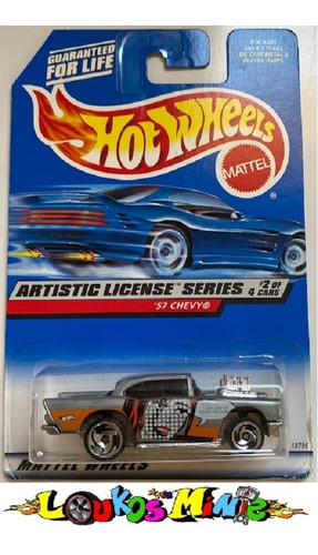 Hot Wheels '57 Chevy 1998 Artistic License Series #730 Lacr