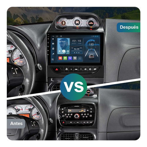Qp Estéreo Carplay Para Ram 700 Fiat Strada Palio Adventure