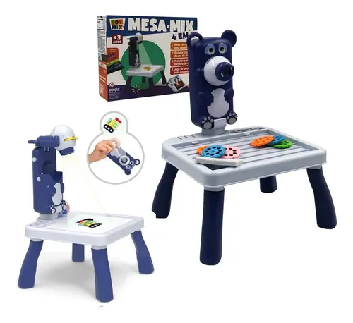 BESPORTBLE Proyector De Pintura Y Mesa De Dibujo Portátil Para Niños – Tablero Creativo Con Música Y Diapositivas, Juguete Educativo Multifunción Para Desarrollar La Creatividad (25x21x34.5 Cm)
