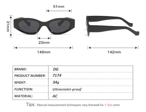 Gafas De Sol Cuadradas De Tendencia Europea Y Americana