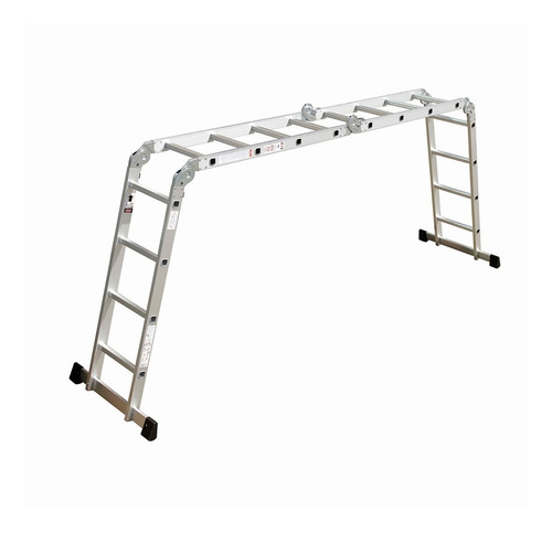 Imagen 4 de 10 de Escalera Aluminio Multifunción Articulada Plegable 4x4