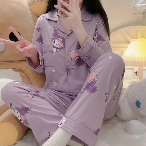Pijama Kuromi Niña Pijama Manga Larga