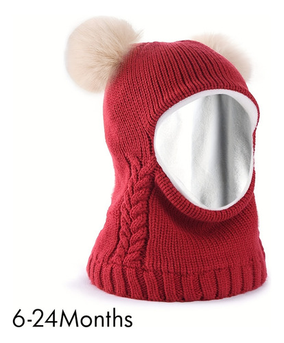 Conjunto De Gorro Y Bufanda De Invierno For Bebés Y Niños,