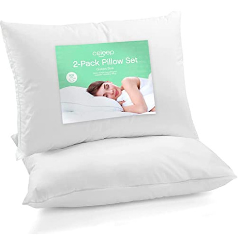 Celeep Bed Pillows (2 Pack) - Pillow Set King Size - Sdw35