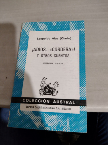 Adiós Cordera Y Otros Cuentos Leopoldo Alas Rp88