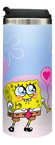  Termo Lata, Bob Esponja, Diseños A Elegir, 450ml