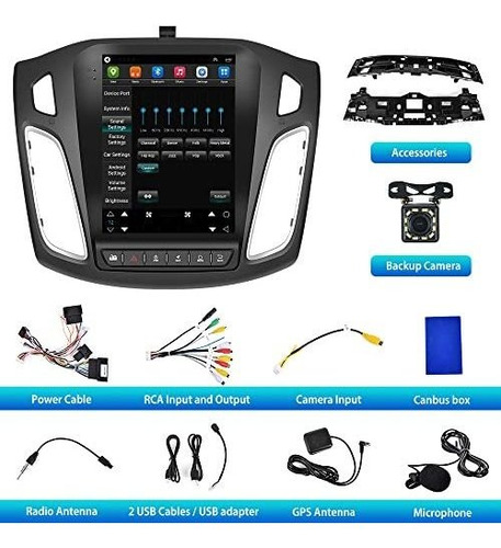 Radio Estereo Vehiculo Android 10 2 32g Para Ford Focus
