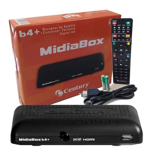 Receptor + Conversor Midiabox B3 Century Midia Box