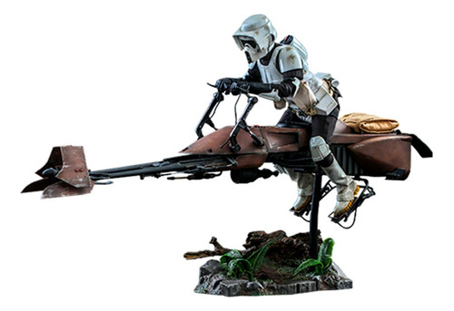 Scout Trooper And Speeder Bike Set Escala 1/6 Hot Toys