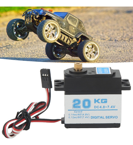 20kg Rc Digital Servo Servo De Alta Velocidad Para 1/8 1/10