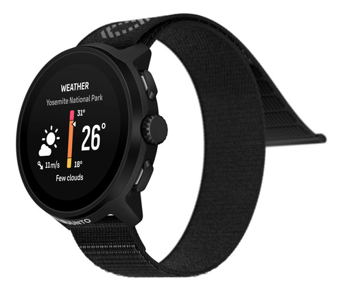 Relógio Gps Suunto Run Preto Preto Preto