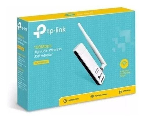 Adaptador Usb Wifi Tp-link Tl Wn722n Placa Red 722n  Iarok