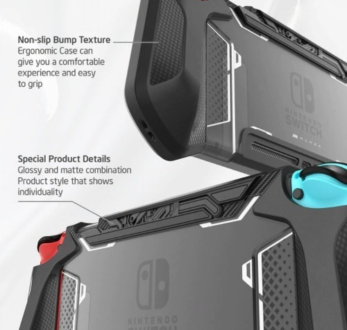 Imagen 4 de 5 de Forro O Funda Para Nintendo Switch Encaja En La Consola
