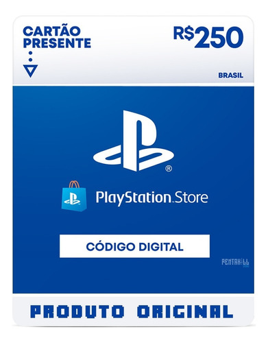 Cartao Playstation Psn Gift Card Br R$ 250 Reais Instantâneo