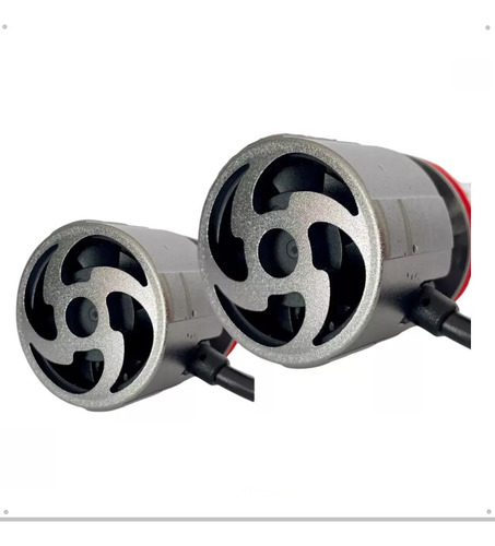 Par Lampada Led Projetor H4 Mini Canhao 6000k 9000lm 12v 24v