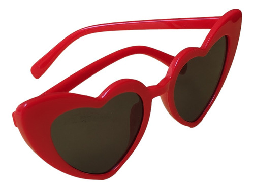 Gafas Corazon Lentes De Sol Moda Chicas Fashion.rojas