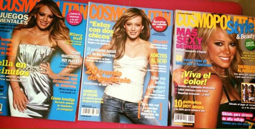 Revistas De Hilary Duff (cosmopolitan Variadas)